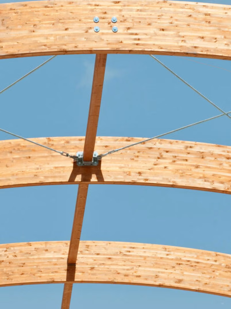Glued-wood construction elements 