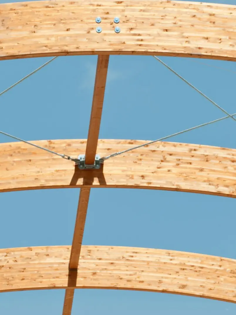 Glued-wood construction elements 