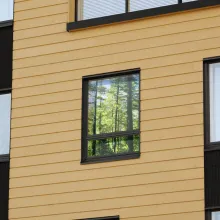 Wooden facade
