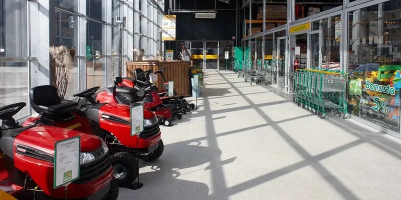 Betongulve i butikker, indkøbscentre og offentlige bygninger